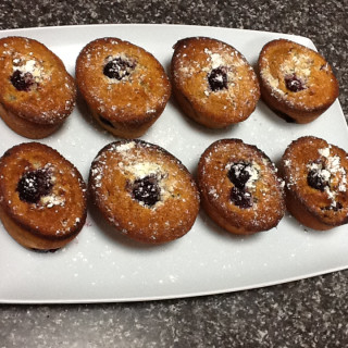 Blueberry friands