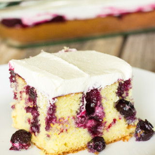 Blueberry Lemon Poke Cake Recipe