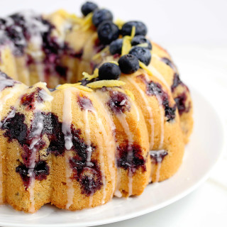 Blueberry Lemon Pound Cake