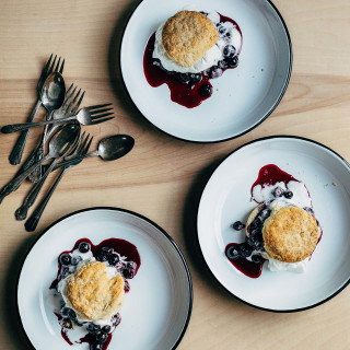 Blueberry Shortcake with Sourdough Biscuits