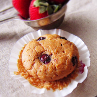 Blueberry Strawberry Yogurt Muffins
