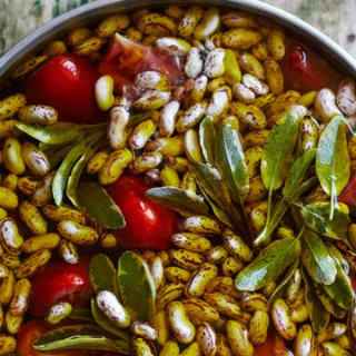 Borlotti Beans with Garlic and Olive Oil