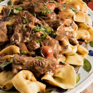 Braised Beef and Tortelloni