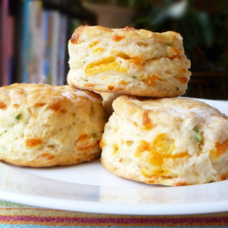 Bread Baking: Cheddar and Scallion Biscuits