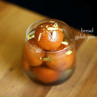 bread gulab jamun recipe | instant gulab jamun with bread