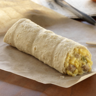 Breakfast Burrito, Turkey Sausage, Potato, 2% Velveeta Cheese, Egg Beaters