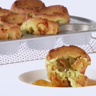Breakfast Popovers with Italian Sausage