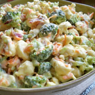 Broccoli & Cauliflower Salad