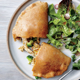 Broccoli, Cheddar, and Ranch Chicken Calzones