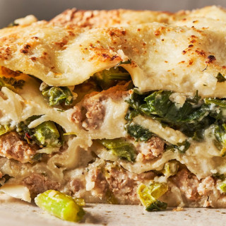 Broccoli Rabe & Italian Sausage Lasagna-image