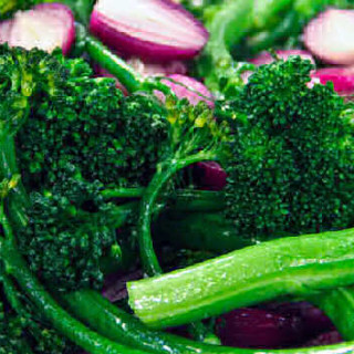 Broccolini with Red Onions