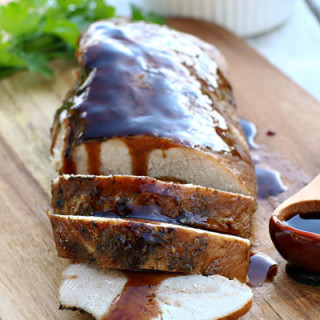 Brown Sugar & Balsamic Glazed Pork Loin (Slow Cooker)