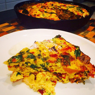 Brownies Smoked Chicken & Vegetable Frittata