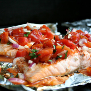 Bruschetta Grilled Salmon