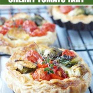 Brussels Sprouts Cherry Tomato Tart