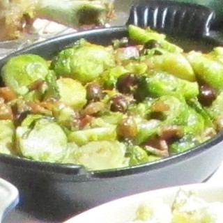 Brussels Sprouts with hazelnuts