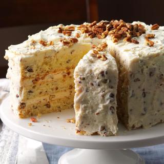 Butter Pecan Layer Cake Recipe