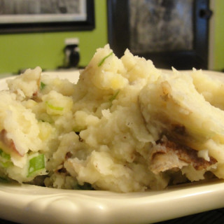 Buttermilk Smashed Potatoes with Scallions (3)