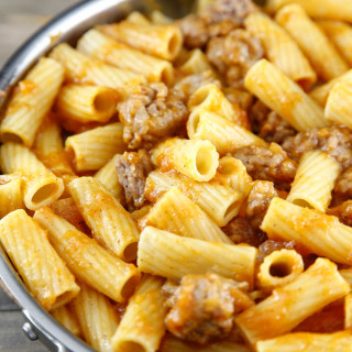 Butternut Squash Pasta with Sausage