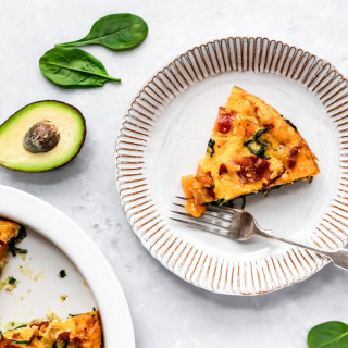 Butternut Squash Quiche with Bacon &amp; Spinach