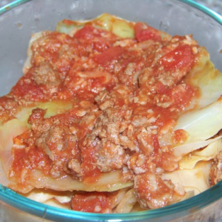 Cabbage Beef Tomato Casserole