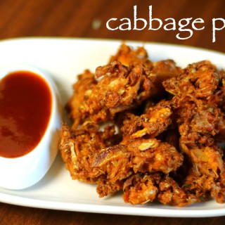cabbage pakoda recipe | cabbage bhajiya | cabbage fritters recipe