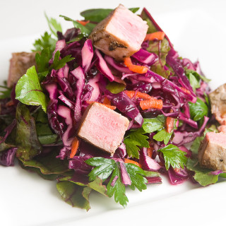 Cabbage Salad & Fish or Tofu