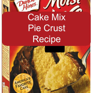 Cake Mix Pie Crust Recipe
