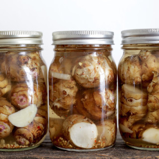 Camelia’s Lacto-Fermented Pickled Sunchokes
