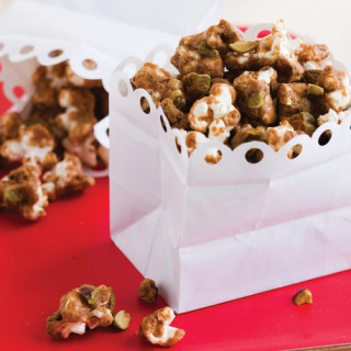 Caramel-Masala Popcorn and Pistachios from 'Salty Snacks' Recipe