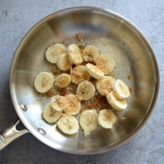 Caramelized Banana and Peanut Butter Quesadilla