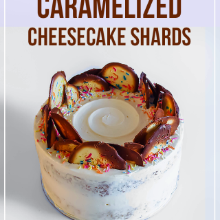 Caramelized Cheesecake Shards