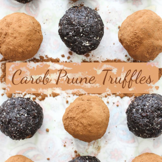 Carob Prune Truffles