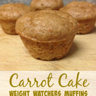 Carrot Cake Weight Watchers Muffins (1 Points Plus Value)