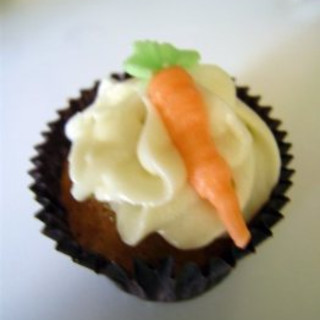 Carrot Cupcakes with Ginger-Cream Cheese Icing