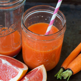 carrot, grapefruit and ginger juice – no juicer required