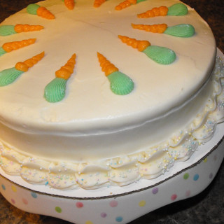 Carrot-pineapple Cake with Apricot Cream Frosting