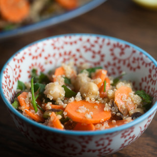 Carrot, Quinoa and Pistachio Salad