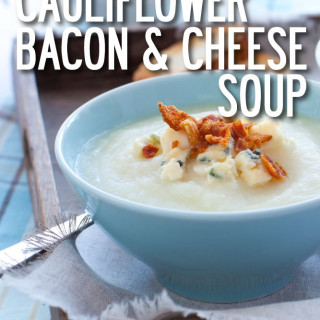 Cauliflower Bacon and Cheese Soup