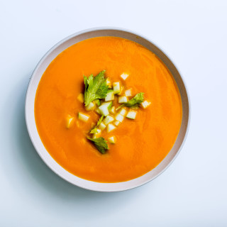 Celery Root and Carrot Soup