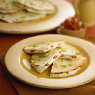 Chavrie Goat Cheese Roasted Red Pepper Quesadillas