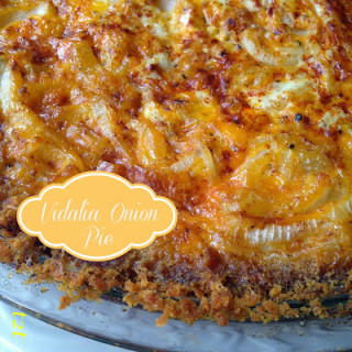 Cheddar and Ritz Cracker Vidalia Onion Pie Turnips 2 Tangerines