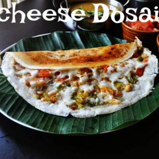 cheese dosa recipe, crispy cheese dosai (street style)