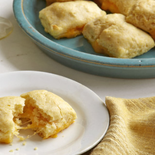 Cheese-Filled Cornmeal Biscuits