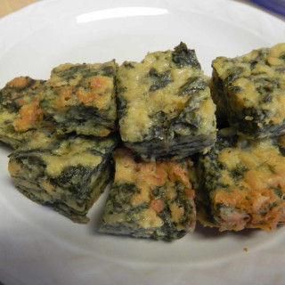 Cheese Spinach Squares