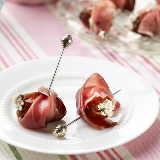 Cheese-Stuffed Dates with Prosciutto