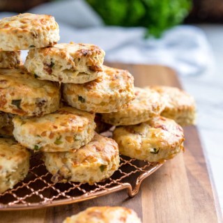 Cheesy Bacon Buttermilk Biscuits
