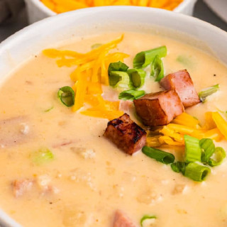 Cheesy Ham &amp; Potato Soup