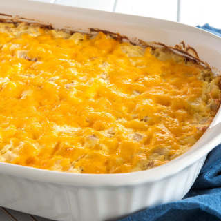 Cheesy Hashbrown Potato Casserole Recipe
