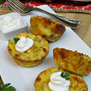 Cheesy Potato Muffins | Use Up Those Leftover Mashed Potatoes!